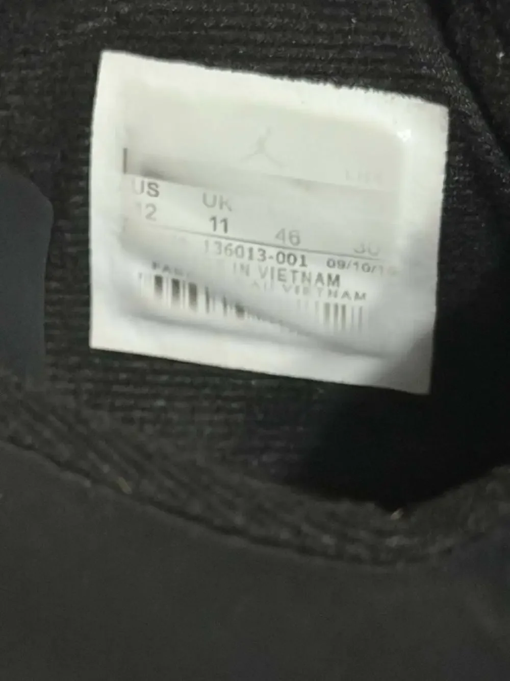 Y2K Air Jordan 4 Retro 'Black Cat' size 12